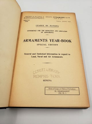 Armaments Year-Book 1932