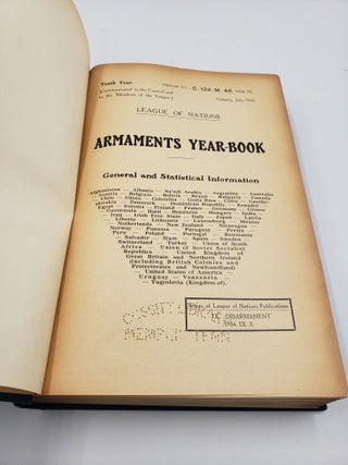 Armaments Year-Book 1934