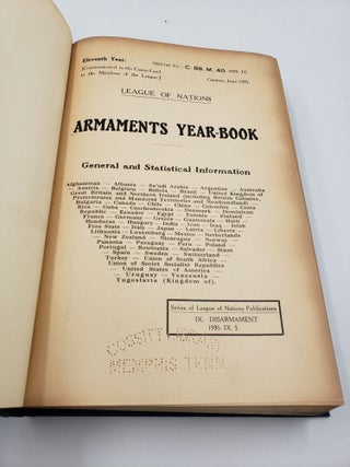 Armaments Year-Book 1935