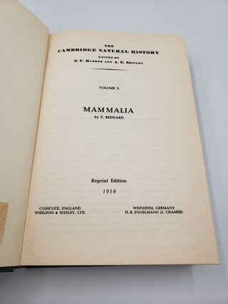 The Cambridge Natural History: Mammalia (Volume 10)