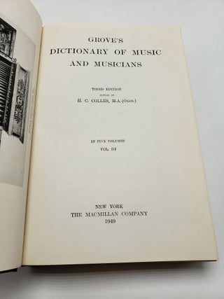 Grove's Dictionary of Music and Musicians (Volume 3)
