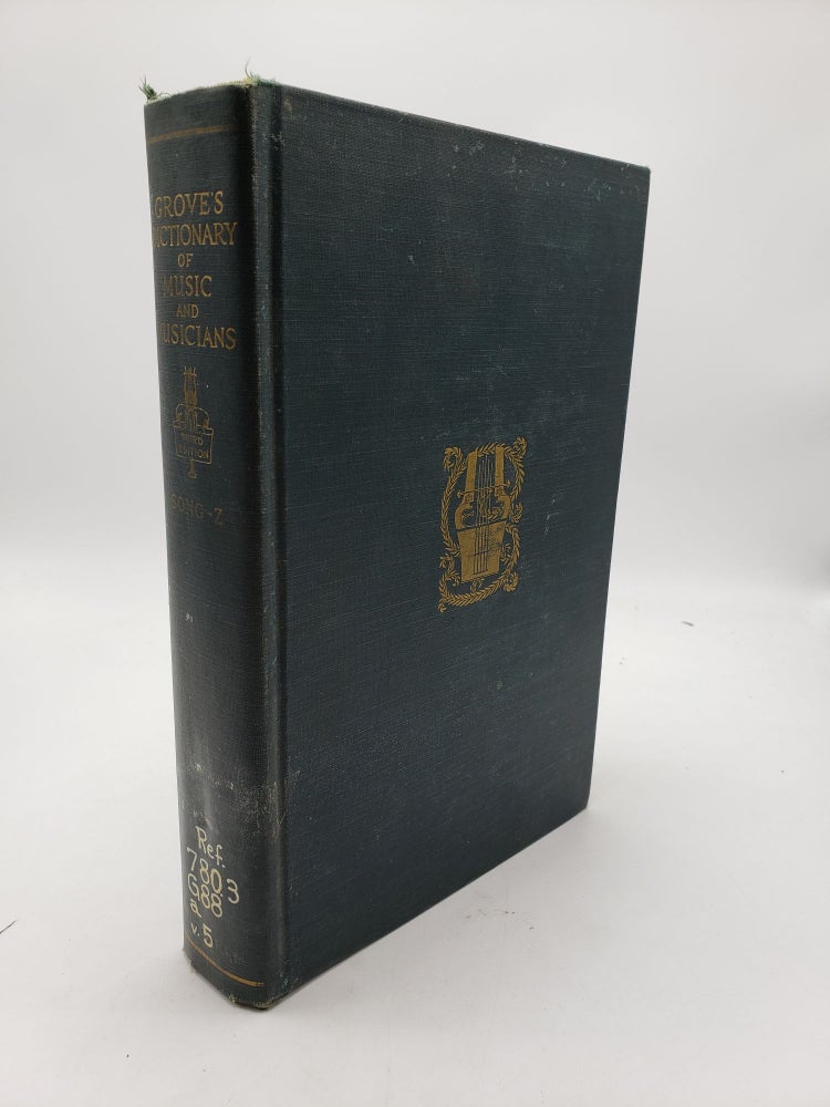 Item #8924 Grove's Dictionary of Music and Musicians (Volume 5). H C. Colles.