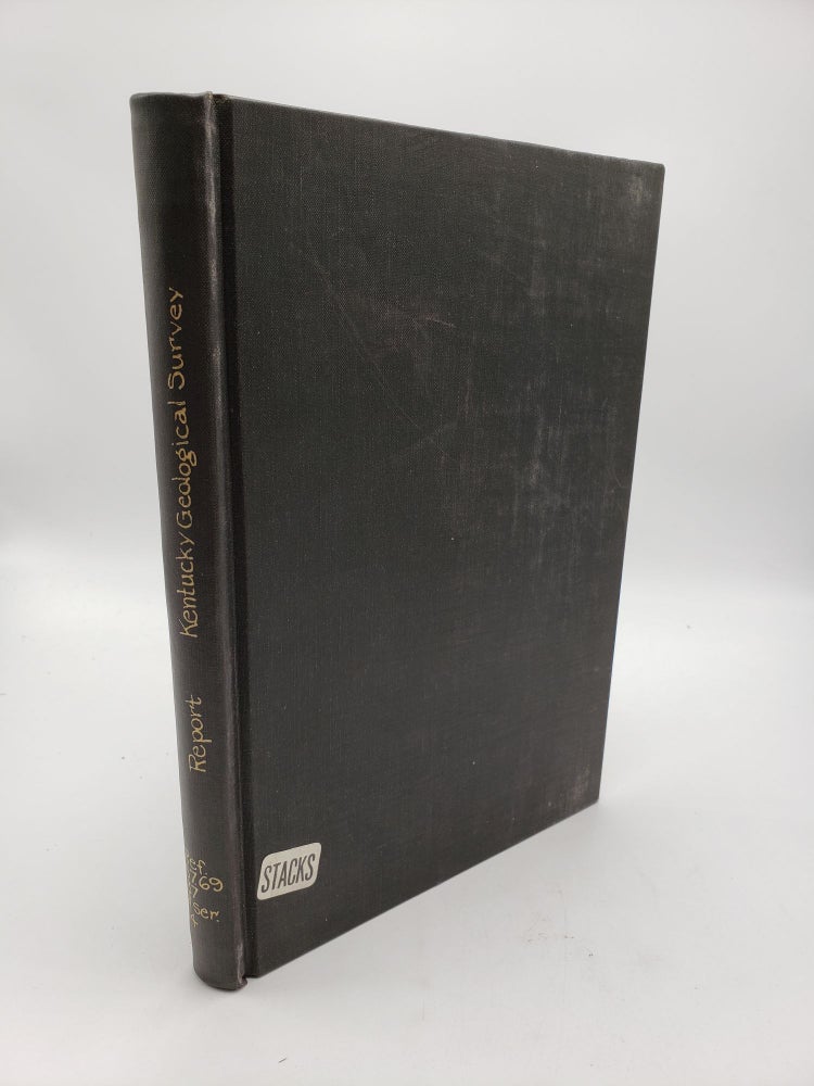 Item #8957 Geological Survey of Kentucky: Western Coal Field (Volume 4). N S. Shaler.