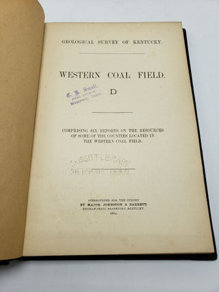 Geological Survey of Kentucky: Western Coal Field (Volume 4)