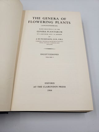 The Genera of Flowering Plants: Dicotyledons (Volume 1)