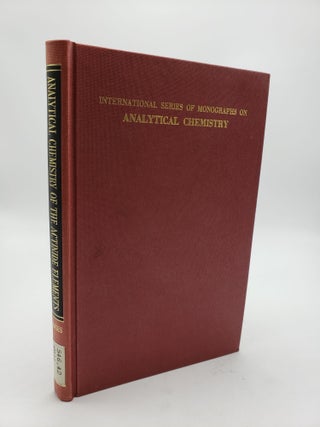 Item #9162 Analytical Chemistry of the Actinide Elements. Alfred J. Moses