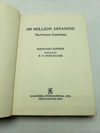 100 Million Japanese: The Postwar Experience