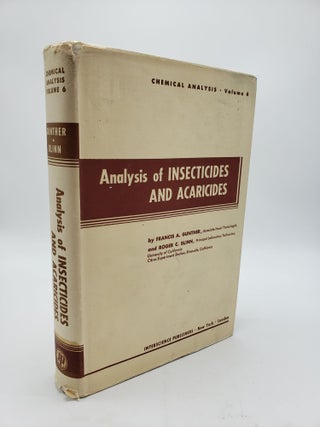 Item #9294 Analysis of Insecticides and Acaricides: A Treatise on Sampling, Isolation, and...