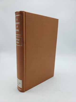 Item #9357 A Dictionary of Botany. George Usher