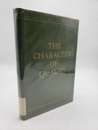 Item #9367 The Character Of Quality: The Story of Greenwood Mills. G O. Robinson