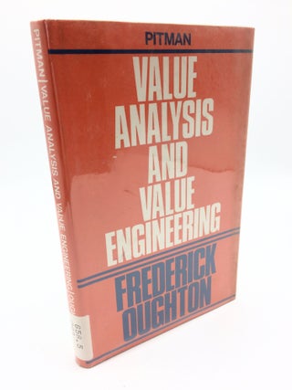 Item #938 Value Analysis and Value Engineering. Frederick Oughton