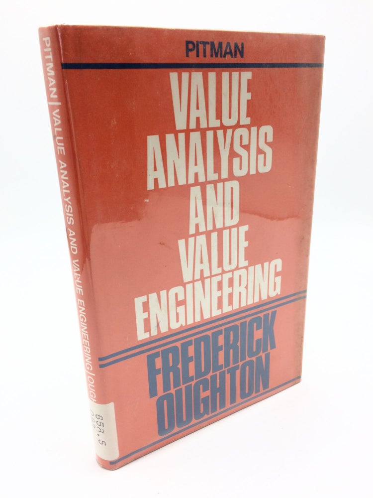 Item #938 Value Analysis and Value Engineering. Frederick Oughton.