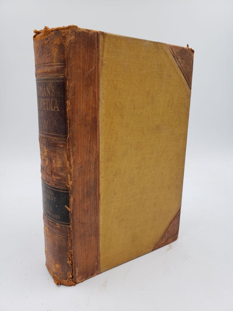 Item #9387 Chadman's Cyclopedia of Law: Wills And Settlement Of Esates (Volume 7). Charles E. Chadman.