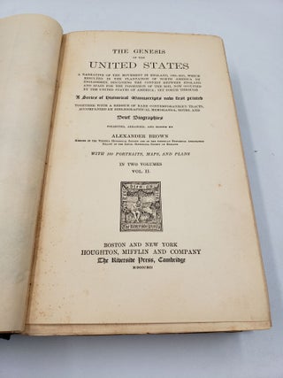 The Genesis of the United States (Volume 2)