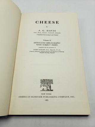 Cheese: Annotated Bibliography With Subject Index (Volume 2)