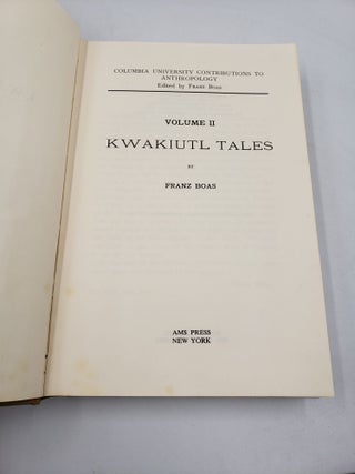 Kwakiutl Tales (Volume 2)