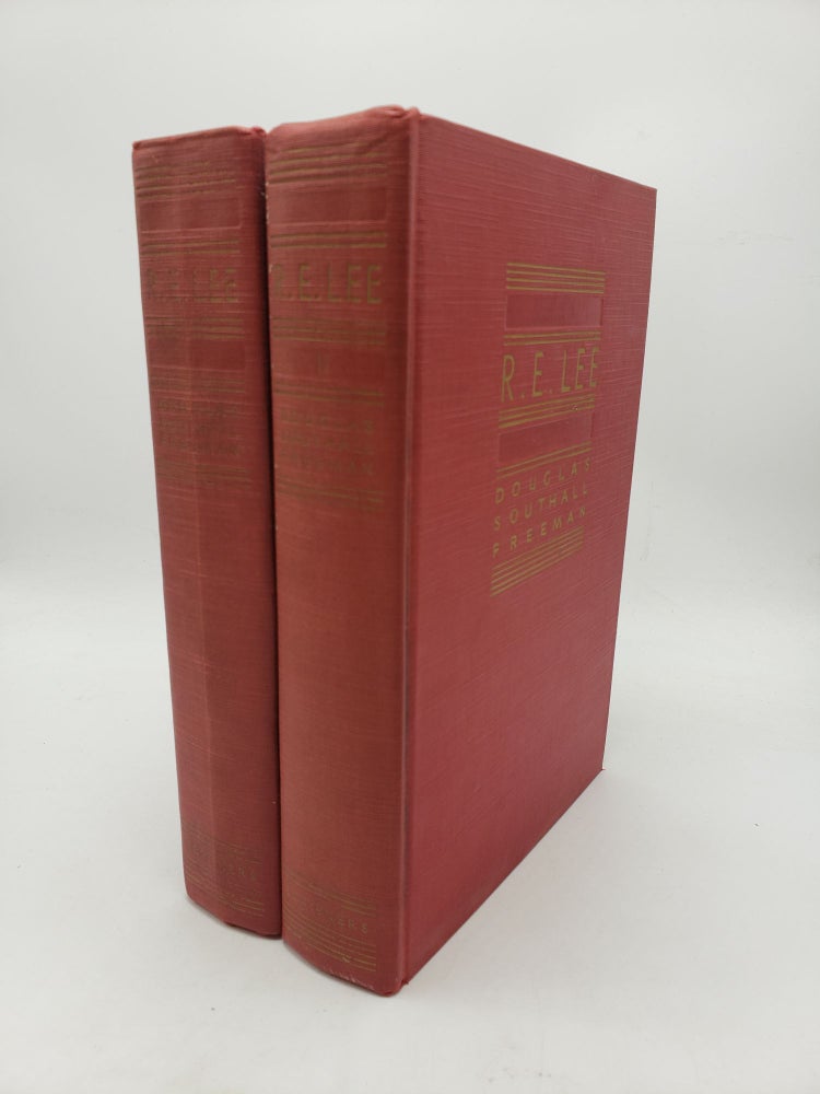 Item #9461 R.E. Lee: A Biography (Volumes 1 & 2). Douglas Southall Freeman.