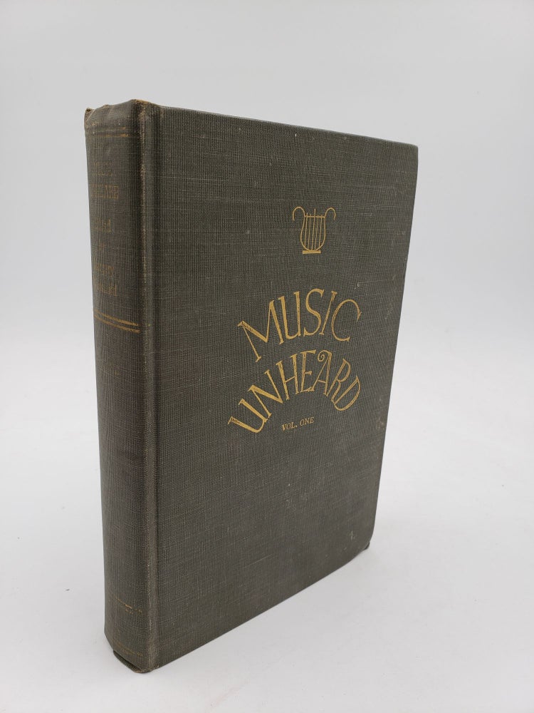 Item #9472 Music Unheard: An Anthology of Hitherto Unpublished Verse (Volume 1). Margery Mansfield.