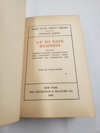 Home Study Circle Library: Up To Date Business (Volume 2)
