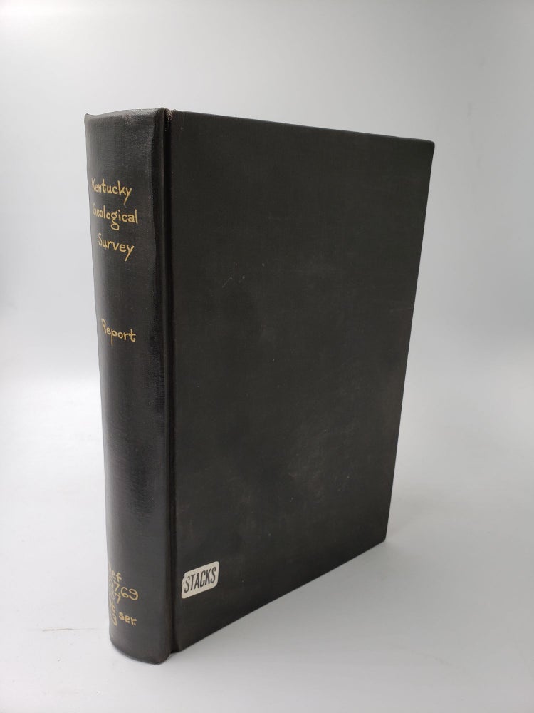 Item #9645 Third Report of the Geological Survey in Kentucky, Made During the Years 1856 and 1857. David Dale Owen.