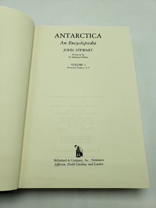 Antarctica: An Encyclopedia A-L (Volume 1)