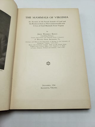 The Mammals of Virginia