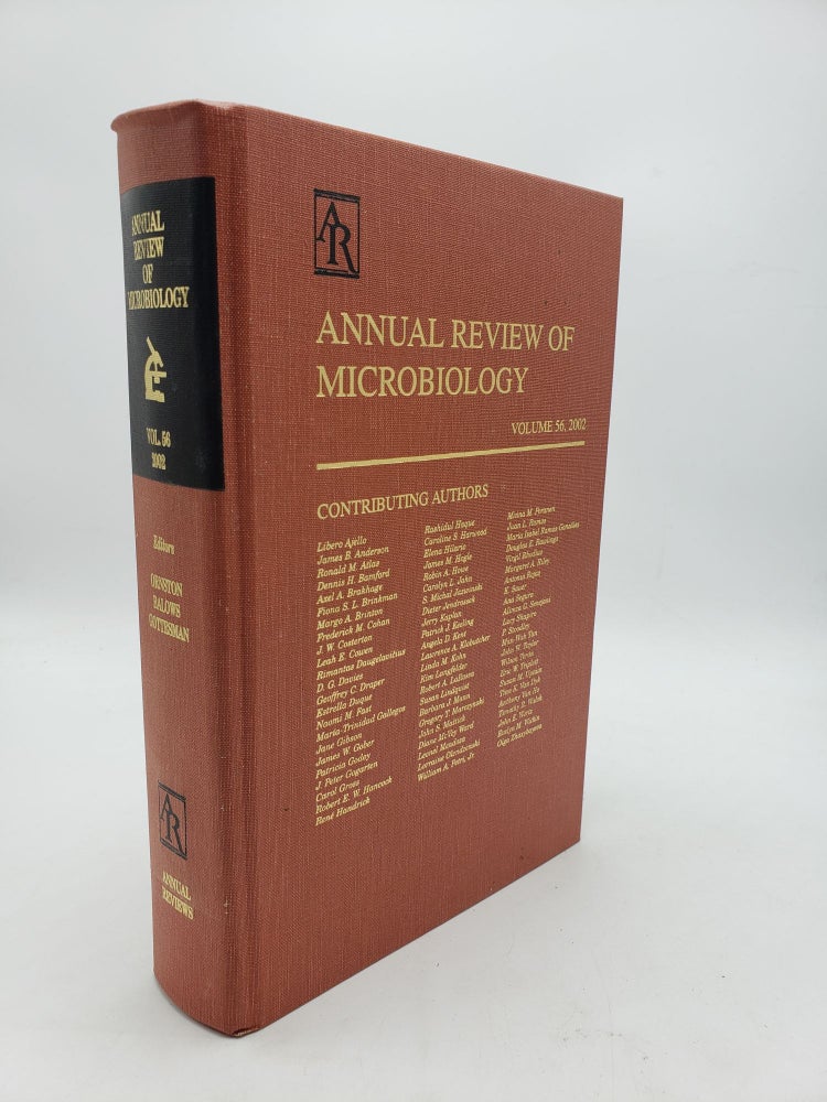 Item #9936 Annual Review of Microbiology: 2002 (Volume 56). L. Nicholas Ornston.